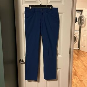 Lululemon athletica Electric Blue ABC pants size 33x30.